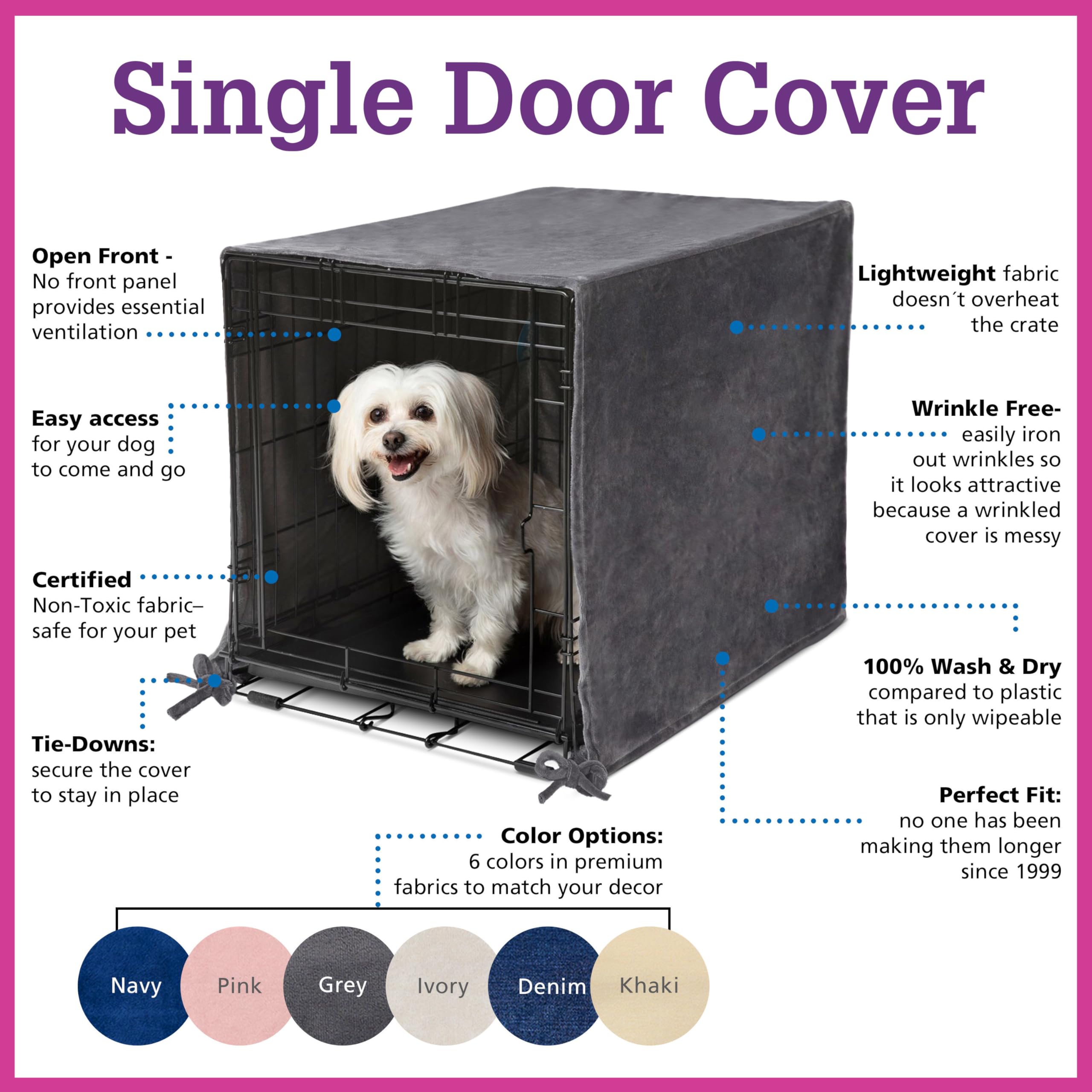 Amazon.co.jp: Pet Dreams クレートカバー 24 30 36 42 48 cm icrate